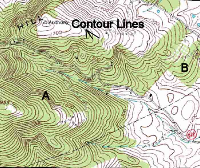 Contour Lines Topographic Map Topographic Contours